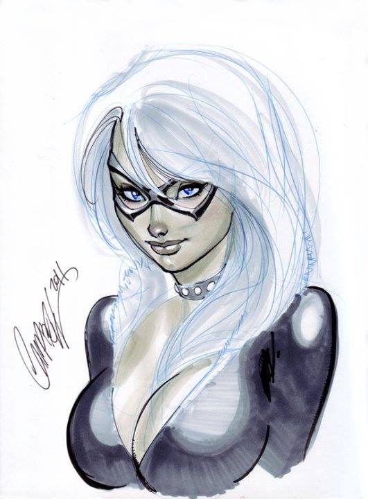 Black Cat par J Scott Campbell