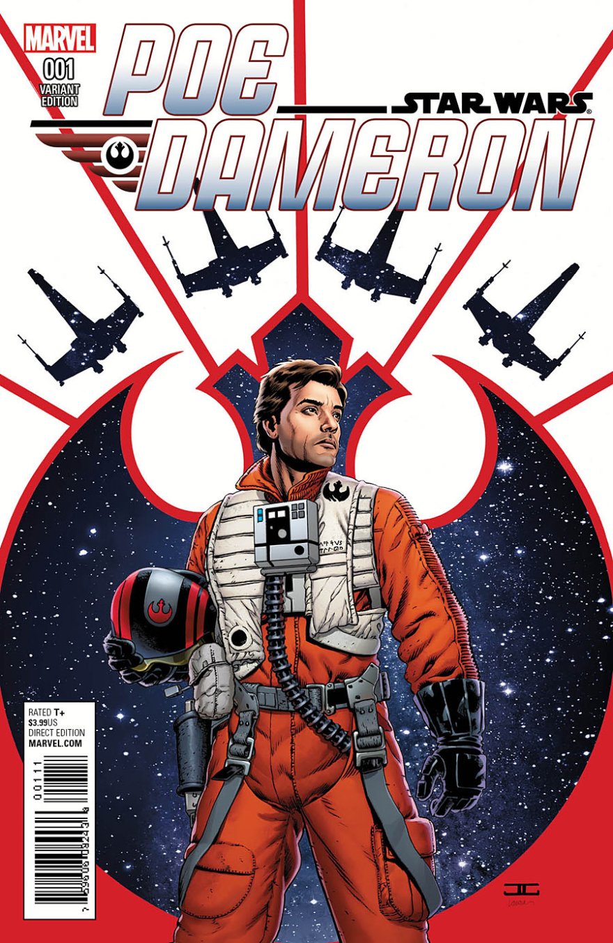 Star Wars: Poe Dameron #1 cover by John Cassaday